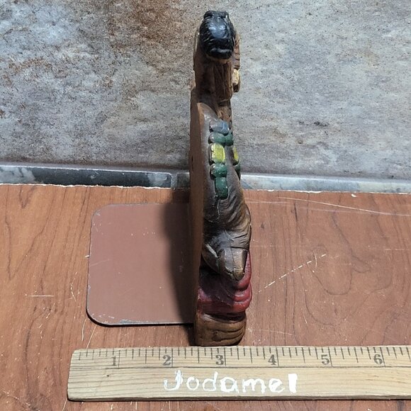 Vintage Matador Red Cape Bull Ceramic Figurine Bookend Single - Picture 10 of 10